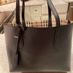 Burberry Haymarket Reversible Tote
